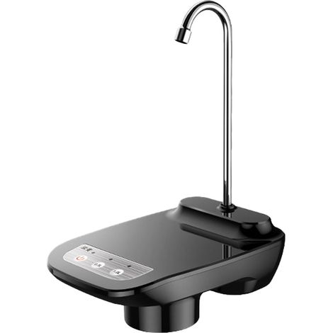 Distributeur d'eau électrique en bouteille pour la maison, multifonctionnel, pompe à eau électrique noire (1/5)