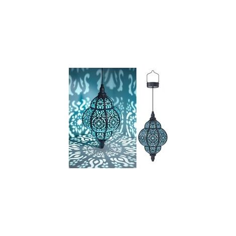 Lampe solaire Lifeel extérieure, lampe de jardin marocaine, lampe solaire décorative suspendue, lampe solaire LED en plastique pour extérieur, arbre, patio (1/5)