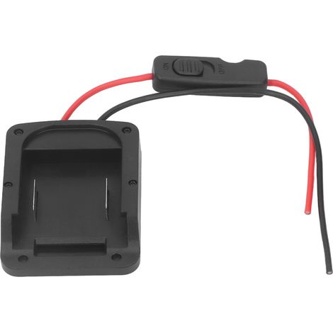 18V Batterieadapter, Lithium-Batterie-Konverter mit Sicherung für BL1415, BL1430 und BL1430B. (1/5)