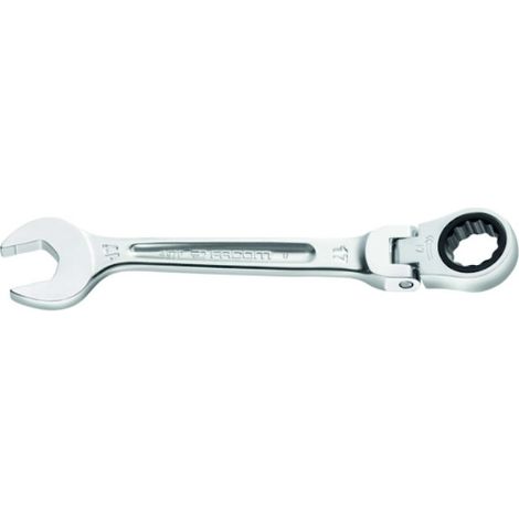 Clé mixte à cliquet articulée métrique diamètre 10mm longueur 136,5mm - FACOM - 467BF.10