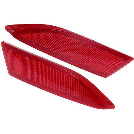 1 par de reflectores para parachoques trasero BM5Z13A565B, reflector lateral para parachoques BM5Z13A565A compatible con Ford Focus 2012-2018 (1/5)