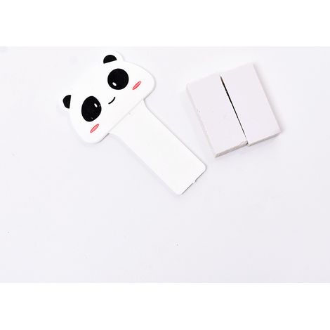 Mode Siège de Toilette élévateur Siège de Toilette Support Ascenseur Outils Salle de Bain Accessoires Poignée Hygiénique Propre(panda blanc) (1/5)
