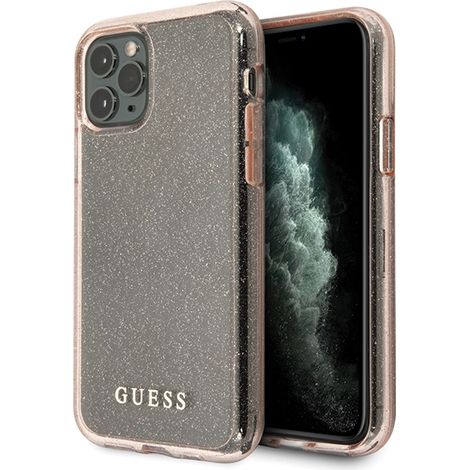 iPhone 11 Pro Guess Glitzer-Pinke Hülle (1/5)