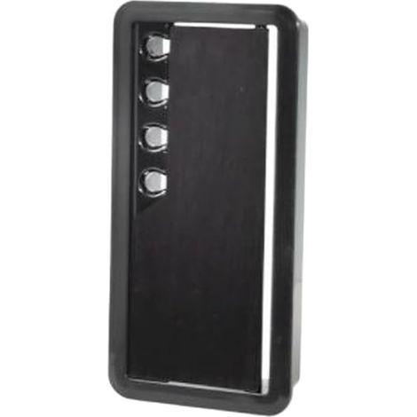 5-Piece Metal Cable Management Boxes, Desk Organizer (Black) (1/5)
