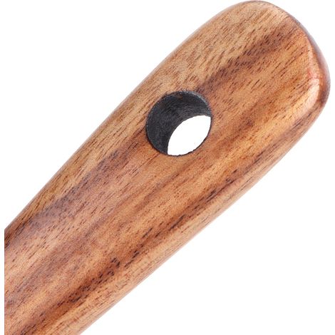 Spatule en Bois de Teck Antiadhésive pour Cuisson, Ustensile de Cuisine