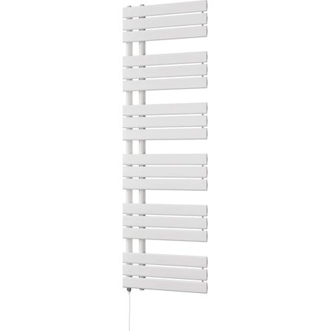 Tristan - White Electric Towel Rail H1564mm x W500mm 700w Standard (1/3)