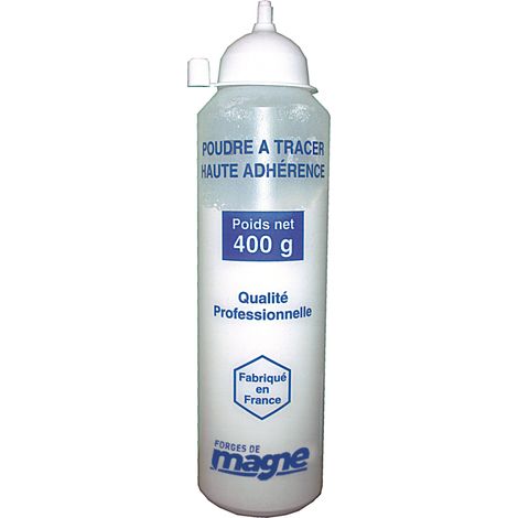 POUDRE À TRACER BLANCHE (FLACON DE 400GR) HAUTE ADHERENCE FORGES DE MAGNE - 388052