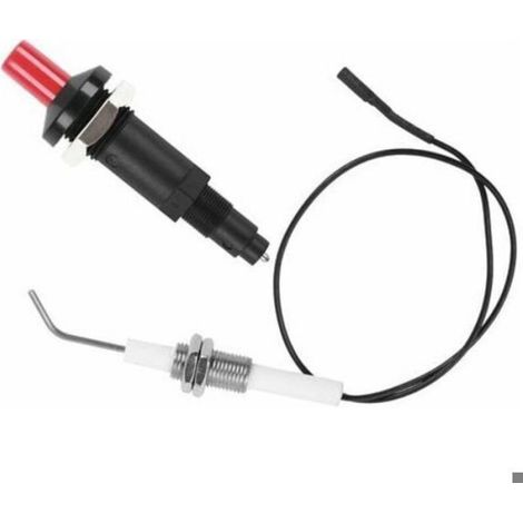 Allumeur Piezo - Fil 30 Cm - Pour Cuisiniere Four Barbecue Chauffage A Gaz - Lot De 2 (1/4)