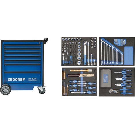 GEDORE 2980282 - Servante à outils avec assortiment , 2005-TS-147 (1/5)