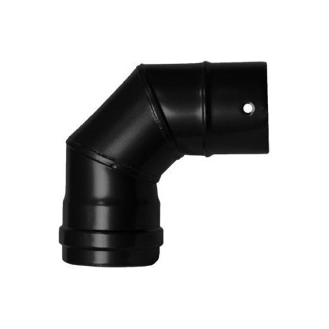 Codo estufa pellet 90§ Ø80mm a/esm/vitr. ne exojo (1/5)