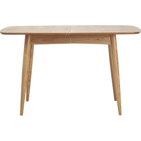 Tavolo da pranzo allungabile in frassino naturale L130-160 NORDECO