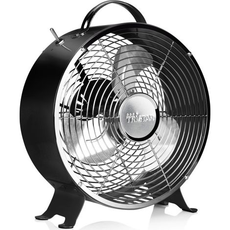 Tristar Retro Tischventilator Ø 25 cm schwarz
