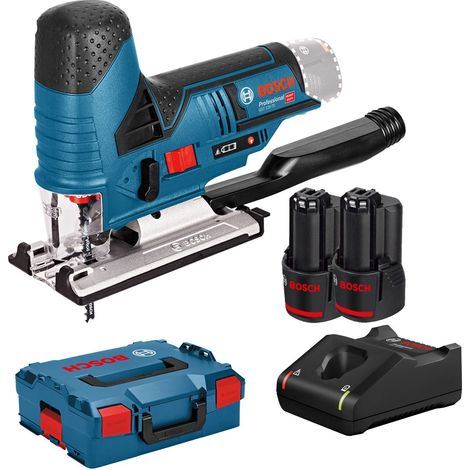 Bosch Sierra de calar a batería GST 12V-70 / 2x 2,0 Ah batería + cargador en L-Boxx - 06015A1000 (1/4)