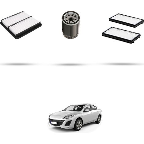 Kit tagliando 3 filtri compatibile con Mazda 3 (BL) 2.3 Turbo 191kw dal 2009 (1/5)
