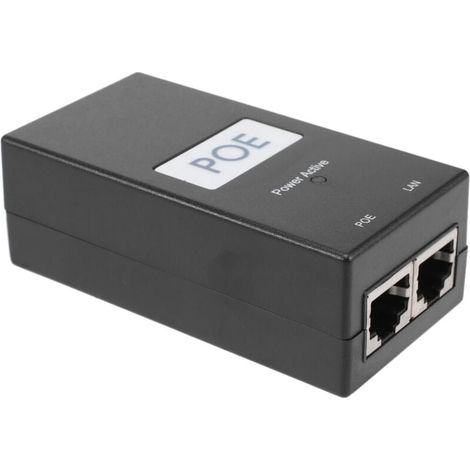 Ethernet-Adapter PoE-Injektor 24V 0,5A für IP-Überwachungskameras (CCTV)