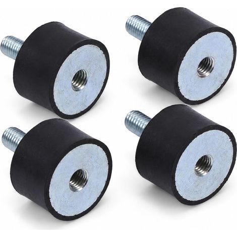 Silent Bloc M8, 4 pièces Silent Bloc Climatisation M8 Amortisseurs Anti-Vibration pour l'automobile un Boulon (1/5)
