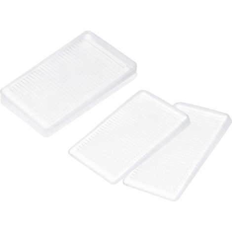 4 Pcs Cales De Meuble Cales en Plastique Transparent Hauteur 5mm (1/5)