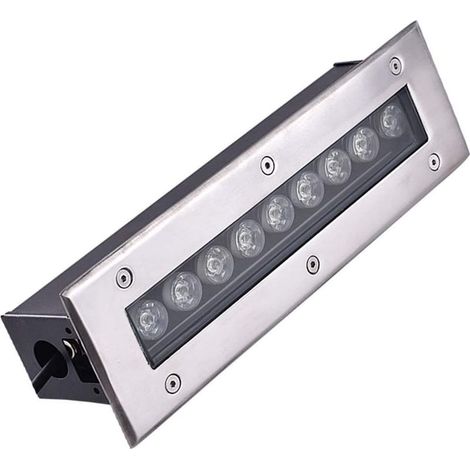 LED-Einbaustrahler für den Außenbereich – Gartenleuchte für den Bodeneinbau, rechteckiger Bodeneinbaustrahler, wasserdichte Gartenleuchte für den Untergrund (1/5)