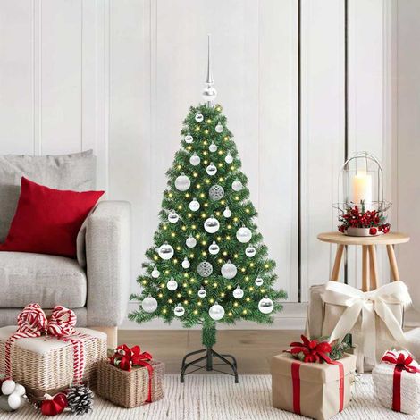 vidaXL Árbol de Navidad artificial Verde 120 cm PVC y Acero y Plástico (1/5)