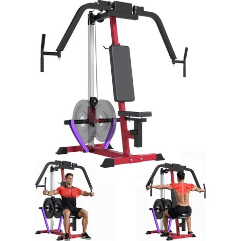 YODOLLA Chest Fly Machine, Pec Deck & Reverse Delt Fly Machine, Adjustable Upper Body Workout Equipment for Home Gym