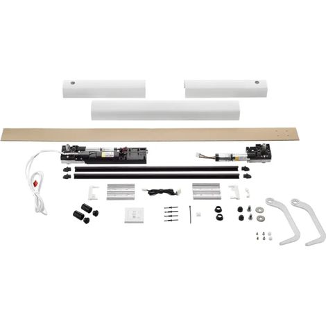 Somfy – 1240181 – Kit pour motorisation de volet roulant – Type Io Slim – Couple 20Nm – Charge max 50kg – Tension 230V
