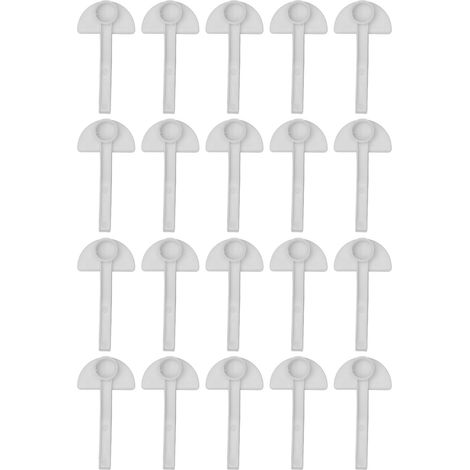 Abreuvoir pour Abeilles Bec de Canard - Plastique Durable, Conception Sécurisée et Facile à Installer, pour Ruche Professionnelle (Lot de 20 Pièces)