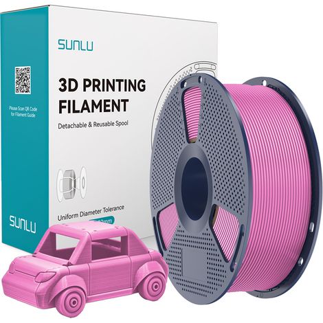Filamento SUNLU PETG 1,75 mm 1 kg (rosa) (1/5)
