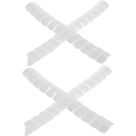 Protections d'arbres en plastique pour jardin, lot de 12, blanc (1/5)