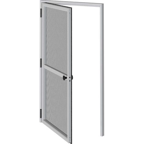 ZANZARIERA PER PORTA A BATTENTE 1 ANTA 100X250 MARRONE - MEDAL (1/2)