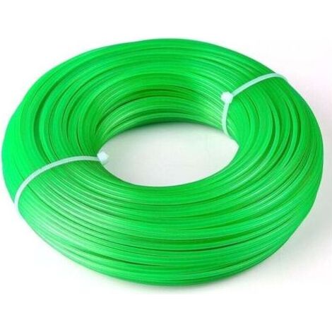 Fil Debroussailleuse 2 mm X 100 m Rond Fil Nylon pour Coupe-Bordure Bobine de Fil Debroussailleuse DIY Bobine Fil (1/5)