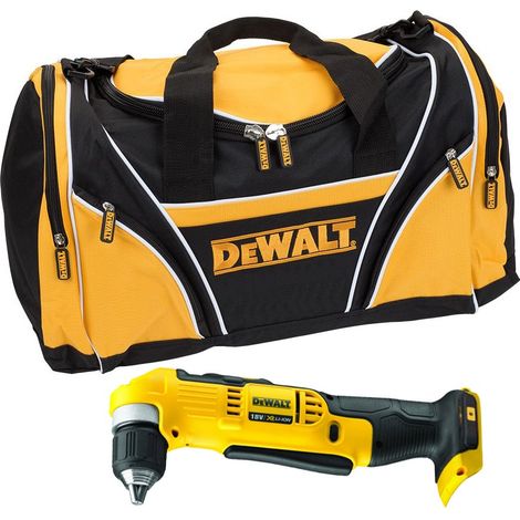 Dewalt DCD740N 18v Right Angle Drill Lithium Ion XR 2 Speed Drill Bare + Bag (1/4)