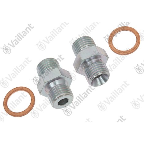 VAILLANT Nippel, Set a 2 St. VKO 156+256+356/3-7 u.w. Vaillant-Nr. , 0020021168