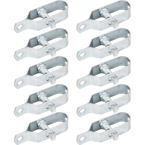 10pcs tendeur de fil, tendeur de fil de clôture, tendeur de câble, tendeur de fil, tendeur de corde à linge, outils de tendeur de fil pour le réglage de la clôture fixe du jardin de la ferme