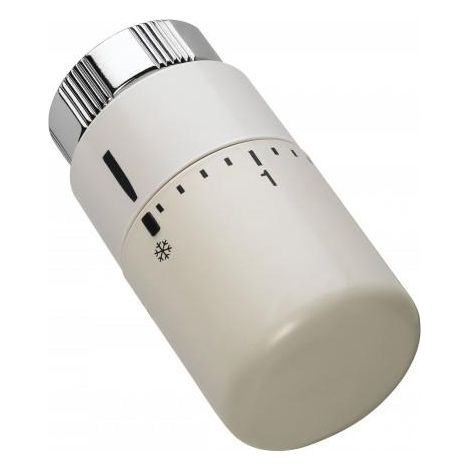 Acova – Thermostat tête thermostatique Design Line blanc M30x1,5 – Pour radiateurs à eau – Compatible avec systèmes de chauffage central
