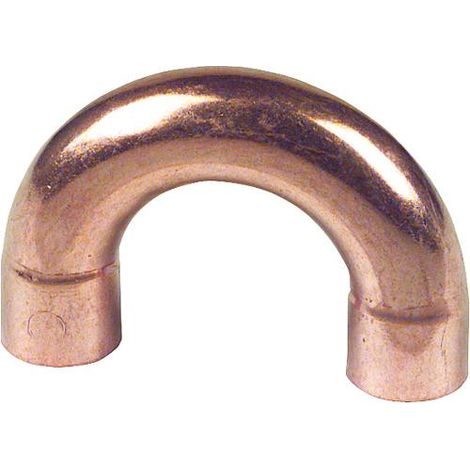 Raccord a souder en cuivre 5060 Raccord en S 180° 18 mm WG905 (1/2)