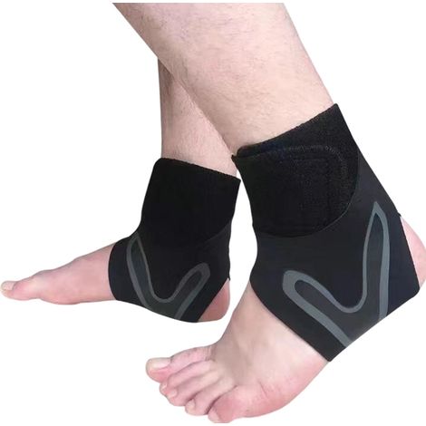 1 Attelle cheville, sangle réglable, compression respirante, trou talon, sport récupération (1/5)