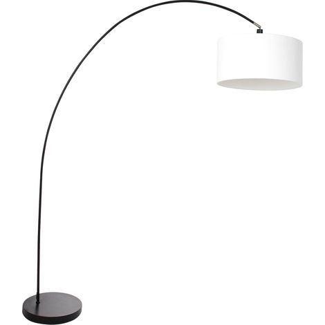 Mexlite - stehlampe - Solva - schwarz - leinen metall -