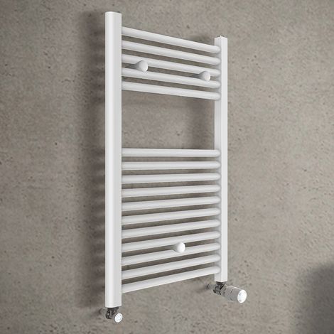 Termoarredo radiatore verticale bianco L 50x80 interasse 45 cm (1/4)