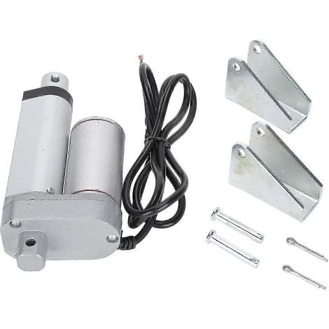 Vérin électrique linéaire 12V avec support, course 50mm, poussée 750N, moteur pour actionneur industriel de contrôle, équipement de réglage automatique (1/5)