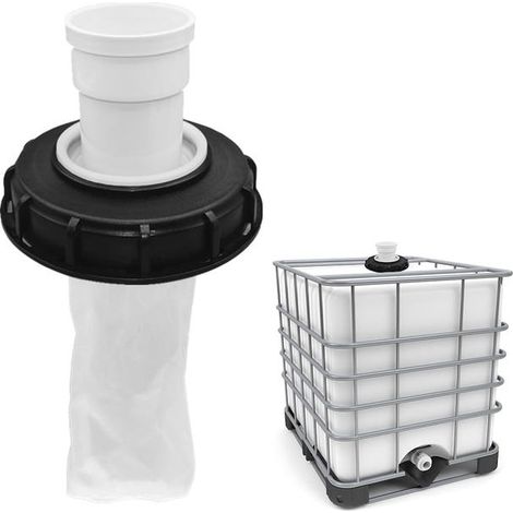 165-mm-IBC-Nylonfilter mit Ersatzfilter, IBC-Deckelfilter, IBC-Tankzubehör, geeignet für IBC-Regenwassertanks (1/5)