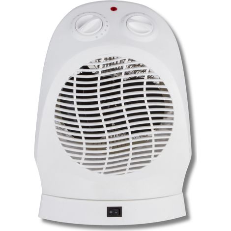 Ventilador calefactor regulable de 220 V con 2 niveles de calefacción