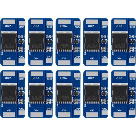 10 modules de diodes idéaux de 5-30 V et 10 A avec protection contre l'inversion de polarité et redresseur basse consommation pour systèmes de batteries solaires. (1/5)