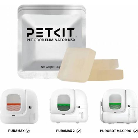 Petkit – Désodorisants pour litière automatique N50 1.0 – Lot de 3 – Anti-odeur adapté aux animaux – Remplacement mensuel