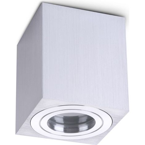 Faretto da soffitto quadrato cromo GU10 35W Aquarius Kobi (1/5)