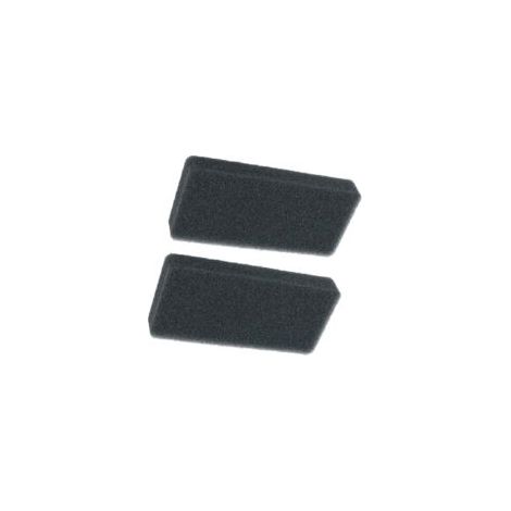 Lot de 2 mousses filtrantes biologiques pour aquarium, feuilles de mousse à cellules ouvertes découpables sur mesure pour décantation (280 x 137 x 20 mm), noires (1/5)