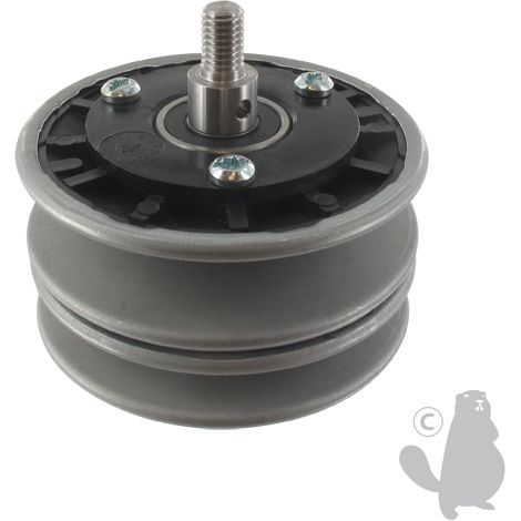 Polea para caja de transmisión Hayter, Pubert. ø 78 mm. Sustituye al original 411001, 0306060025.