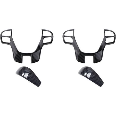 Set di 2 coperture in fibra di carbonio per volante e pomello del cambio per Ranger Everest Endeavour 2015+