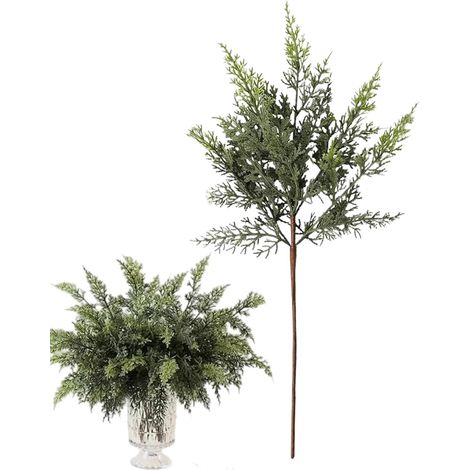 Branches de Sapin de Noël Pièces Centrales De Table En Pin Artificiel Brins de Pin Réalistes pour Décoration de Noël Pour Couronne Guirlande Cheminée Arbre Chambre Salon Intérieur Extérieur (1/5)