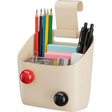 Organizzatore da comodino, contenitore portaoggetti sospeso di grande capacità e braccio lungo, scomparti multipli con ganci, organizer per alloggi studenteschi (1/5)