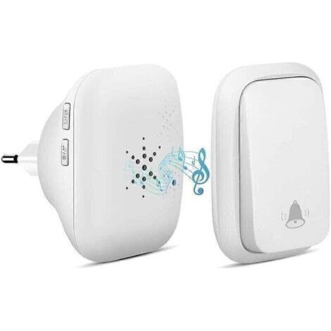 Wireless Doorbell Kit, IP44 Waterproof Wireless Doorbell, Wireless Doorbell, Doorbell (1/5)